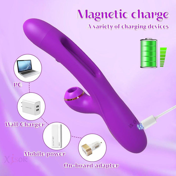 Powerful Sucking Patting Vibrator — view 5