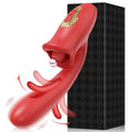 Powerful Tongue Licking Dildo Vibrator - alternate view