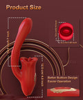 Powerful Tongue Licking Dildo Vibrator - additional view