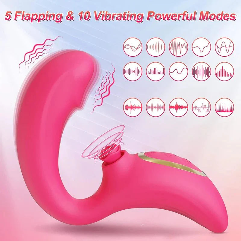 Powerful Vibration 2 in 1 G - Spot Clitoral Adult Women - detail view