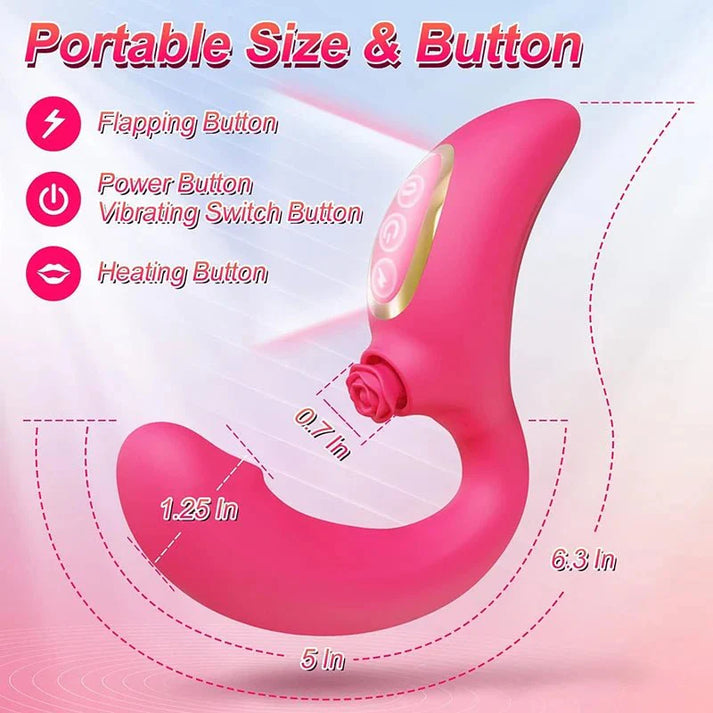Powerful Vibration 2 in 1 G-Spot Clitoral Adult Women Sex Toys — view 5