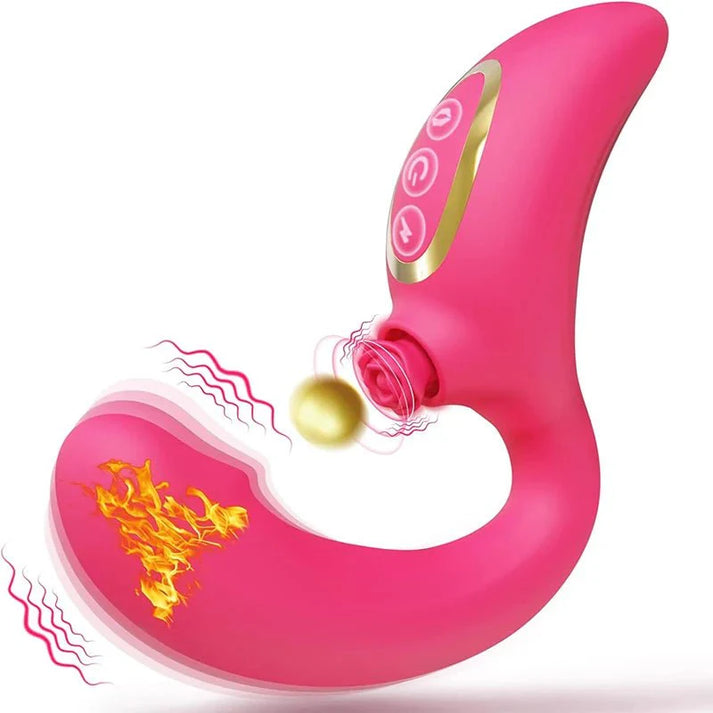Powerful Vibration 2 in 1 G-Spot Clitoral Adult Women Sex Toys — view 2