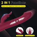 Rabbit Thrust Dildo Vibrator - extra detail view