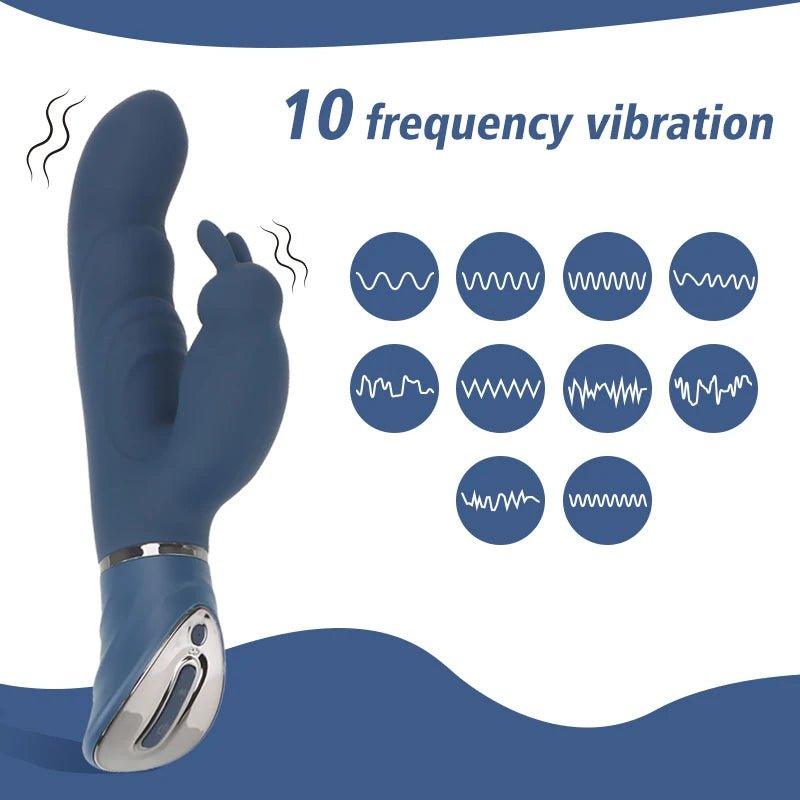 Rabbit Vibrator 10 Vibratory Mode G - Spot Female Dildo - alternate view
