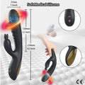 Rabbit Vibrator Dildo - detail view