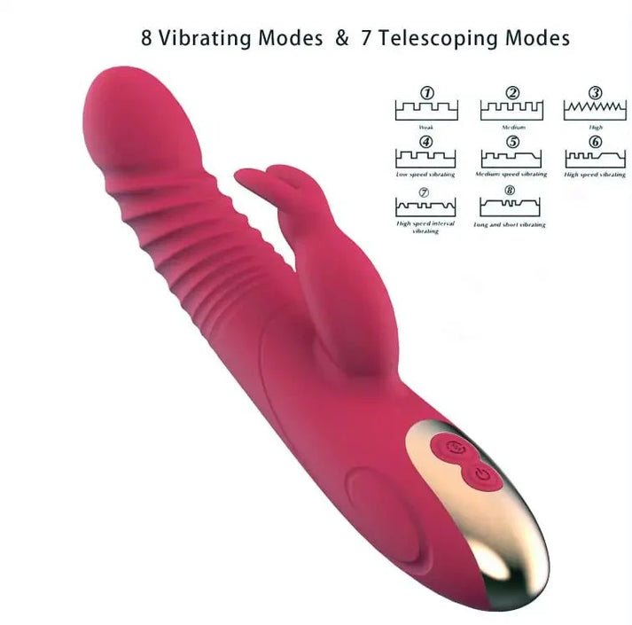 Rabbit Vibrator Thrust Dildos Adult Toys — view 2