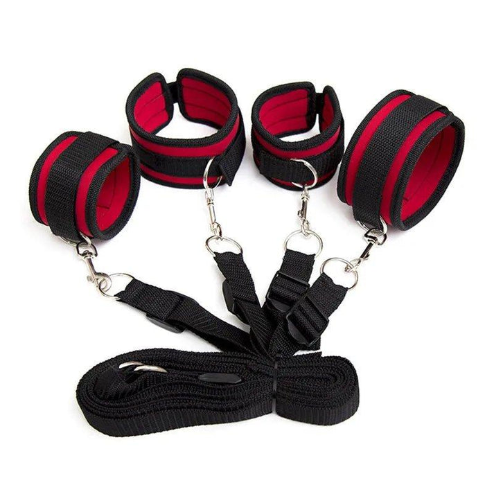 Restraint Set BDSM Bondage Handcuffs & Ankle Cuffs Slave — view 7