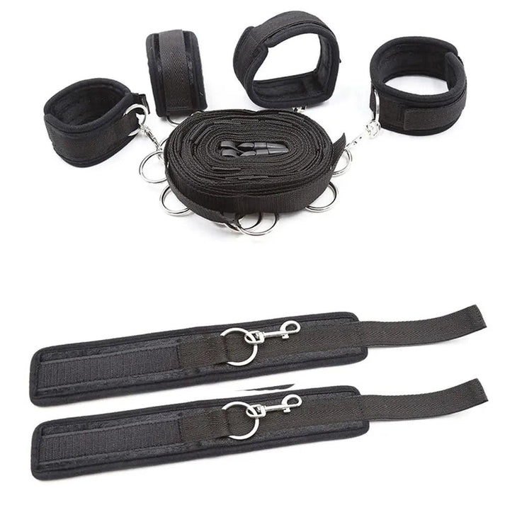 Restraint Set BDSM Bondage Handcuffs & Ankle Cuffs Slave — view 2