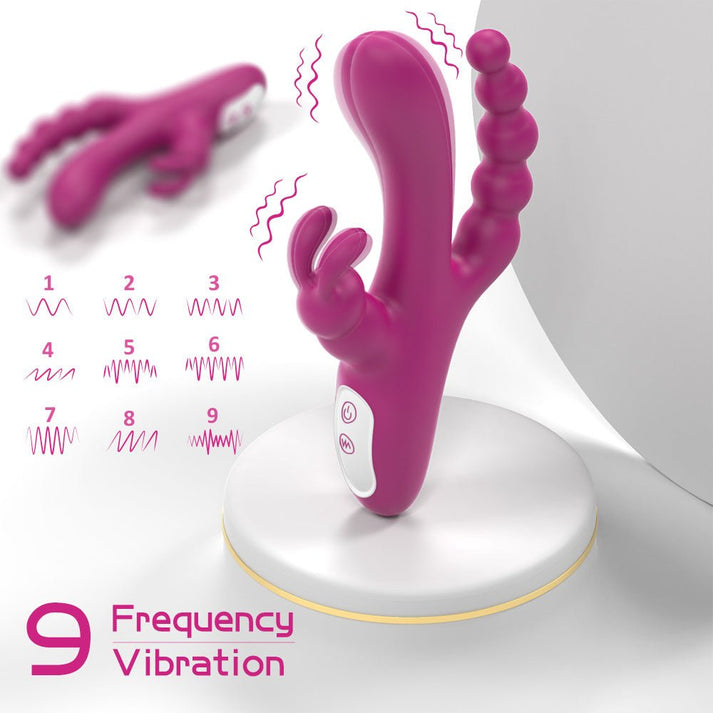 S-HANDE Rabbit Vibrator 3 in 1 Clitoris G spot — view 3