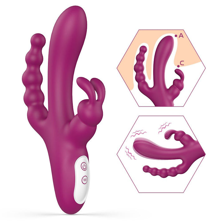 S-HANDE Rabbit Vibrator 3 in 1 Clitoris G spot — view 5