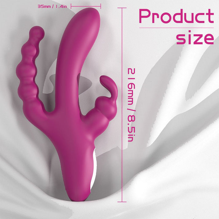 S-HANDE Rabbit Vibrator 3 in 1 Clitoris G spot — view 2