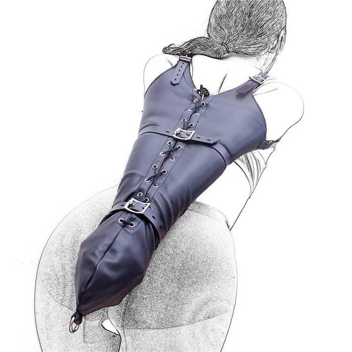 Sex BDSM Bondage Handcuffs Toys Kit with Leather Open - additional product image