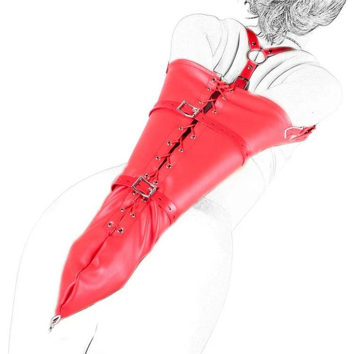 Sex BDSM Bondage Handcuffs Toys Kit with Leather Open - gallery view