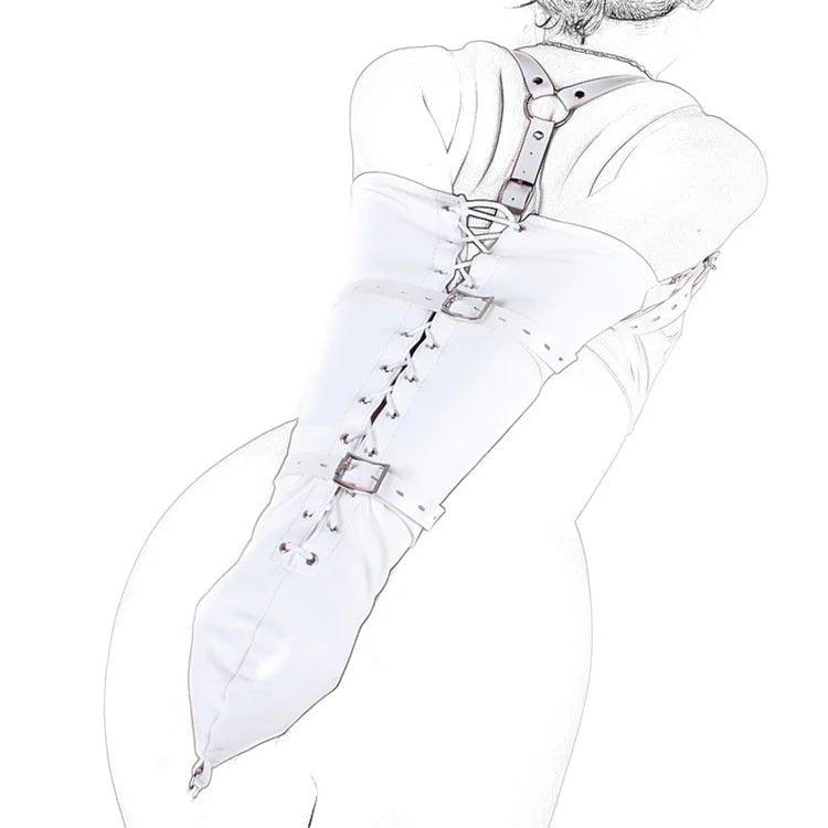 Sex BDSM Bondage Handcuffs Toys Kit with Leather Open - detail image
