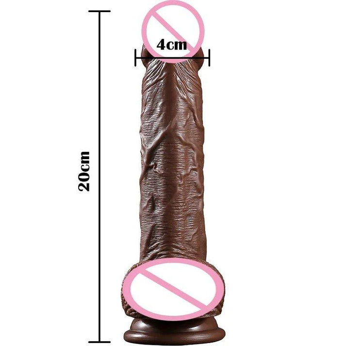 Sex Toy for Women Lesbian Realistic Silicone Big Dildo — view 3