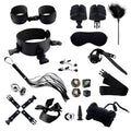 SM Bondage Kit, 20 - Piece Set, PU Leather - additional view