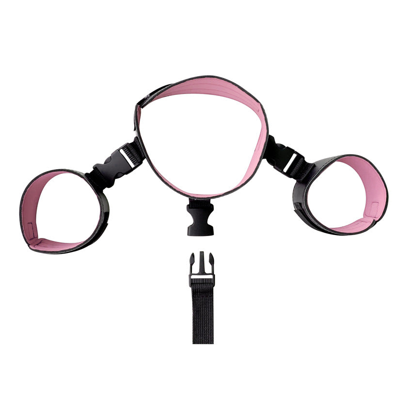 SM Bondage Kit, 20 - Piece Set, PU Leather - extra detail view