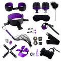 SM Bondage Kit, 20 - Piece Set, PU Leather - detail view