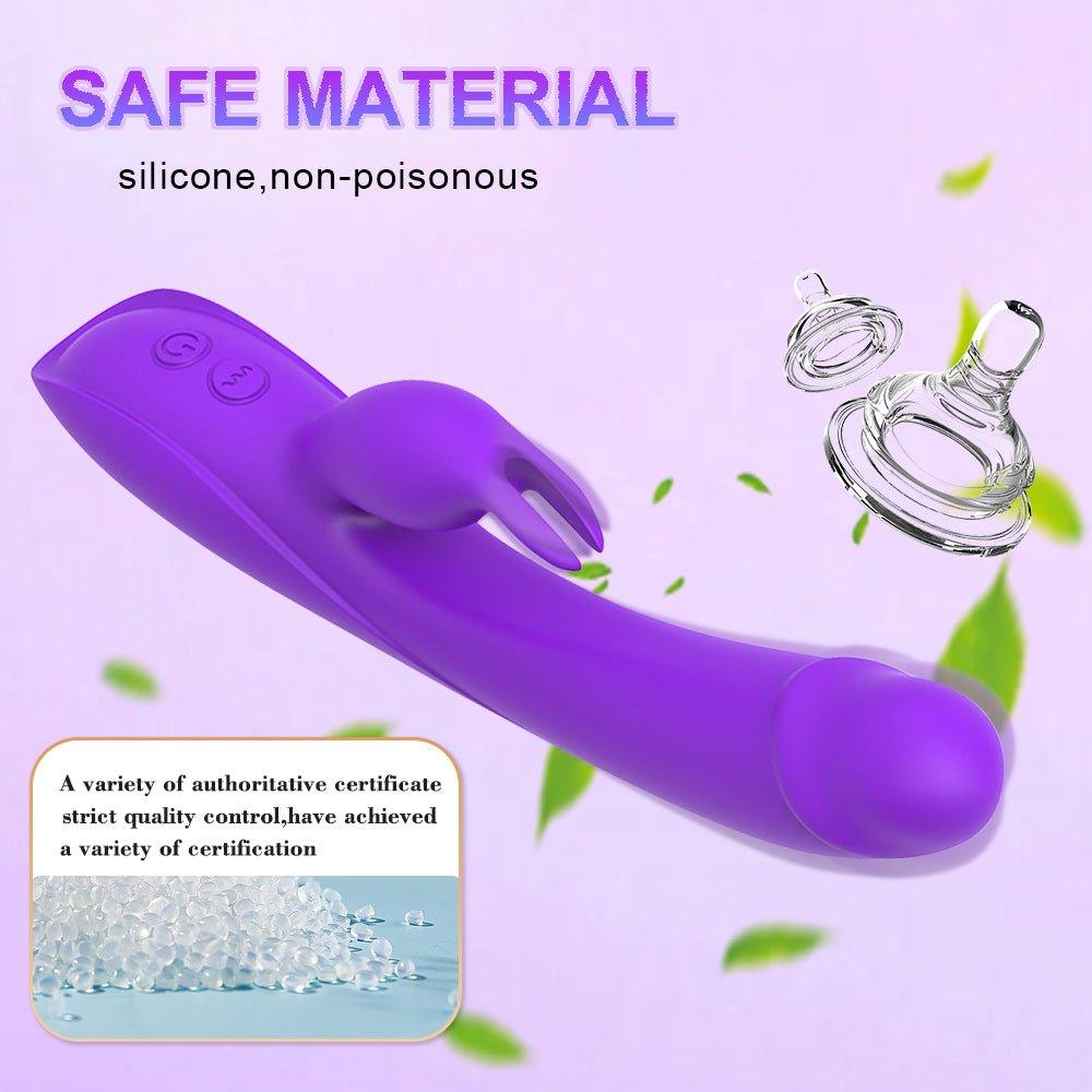 Soft Telescopic Sucking Vibrators Clit Stimulator Dildo - additional view