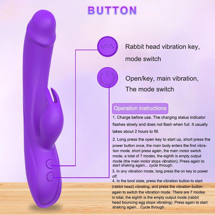 Soft Telescopic Sucking Vibrators for Women Clit Stimulator Dildo Vibrators Clitoris Sucker Vibator Sex Toys Adult — view 6