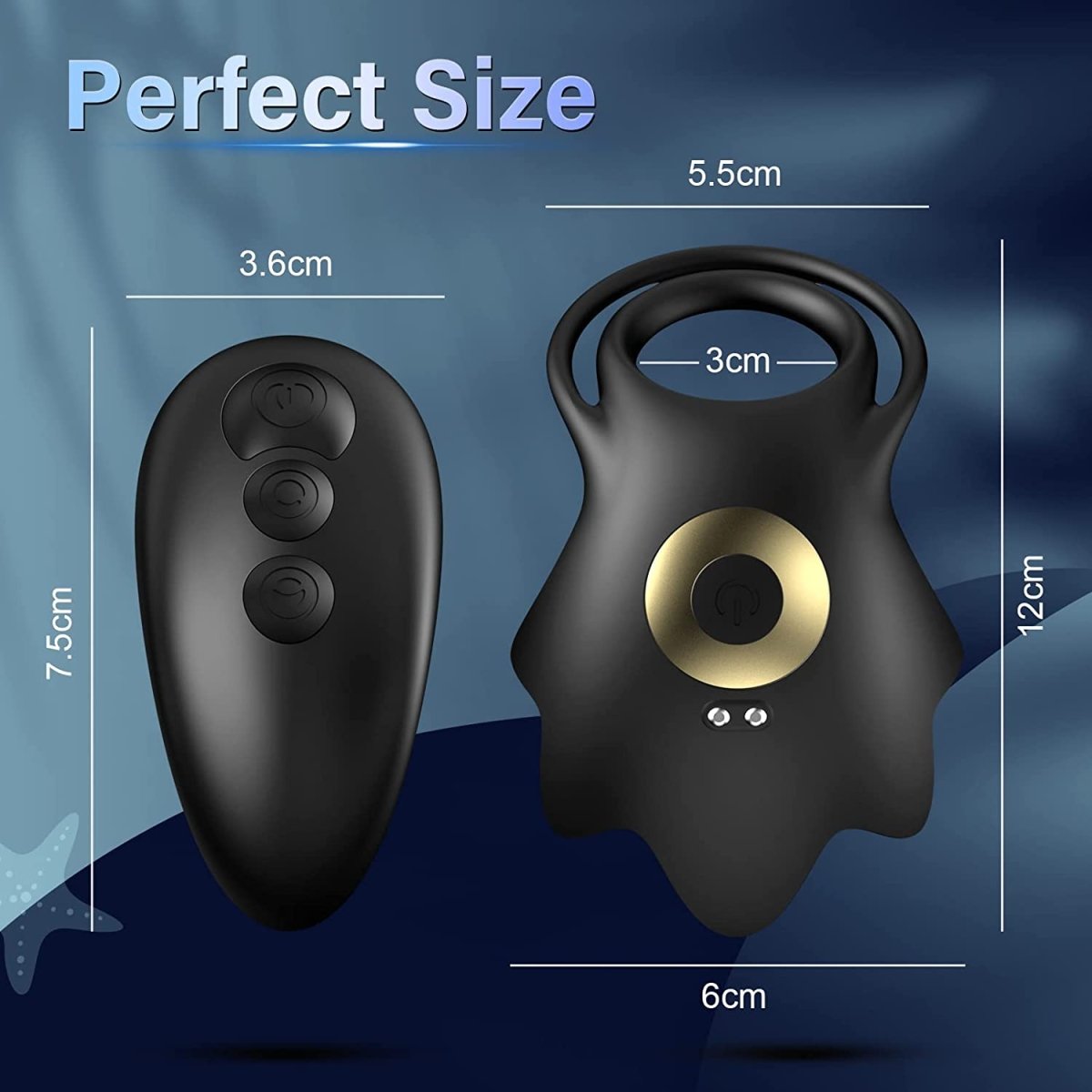 STARFISH | Testicles Stimulator with Vibration Function - alternate gallery view