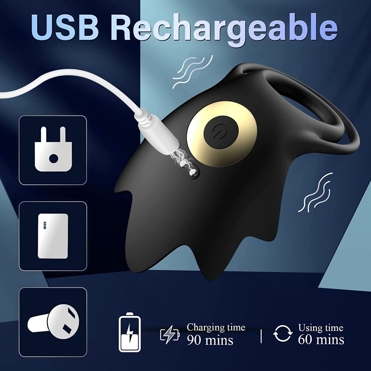 STARFISH | Testicles Stimulator with Vibration Function - product detail image