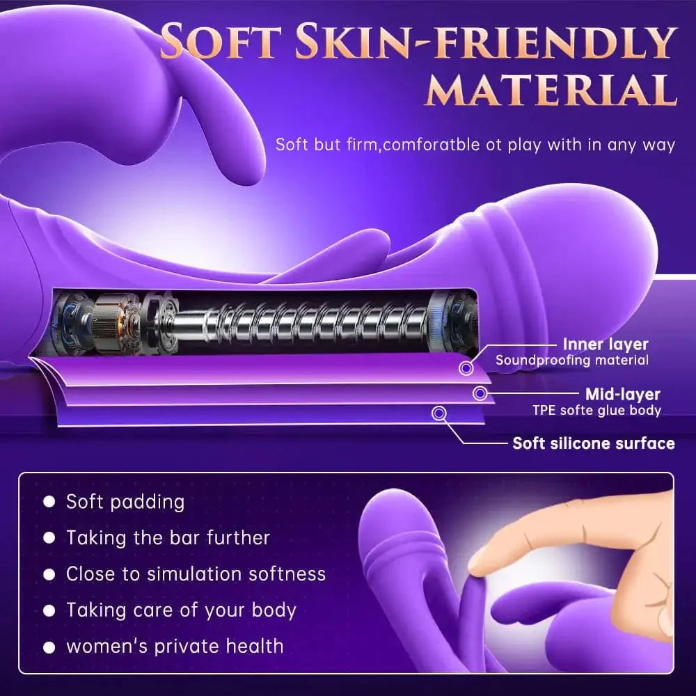 Tapping Flapping Rabbit Vibrator - additional view