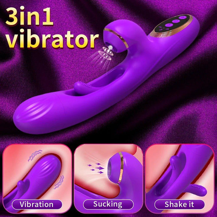 Tapping Flapping Vagina Vibrato Sex Toy for Woman — view 2
