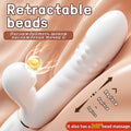 Telescopic Bead Vibrator Female Thrust Gun Sucking Dildo - alternate view