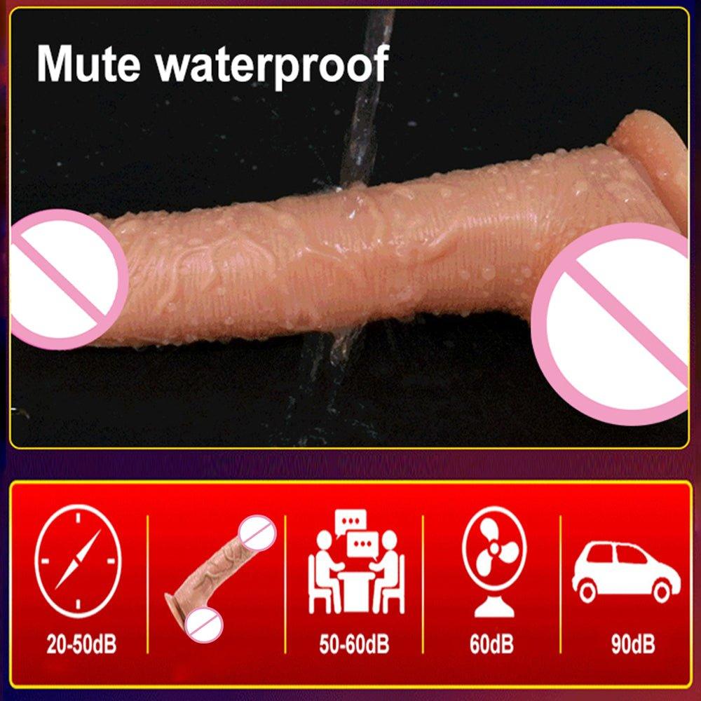 Telescopic Vibrating Thrusting Realistic Dildo — view 5