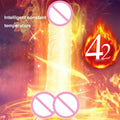 Telescopic Vibrating Thrusting Realistic Dildo — view 4