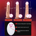 Telescopic Vibrating Thrusting Realistic Dildo — view 7