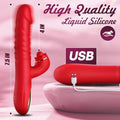 Thrusting Dildo Clitoral Stimulator Vibrator — view 3