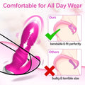 Thrusting & Vibrating Wearable Super Quiet Butt Plug - gallery image