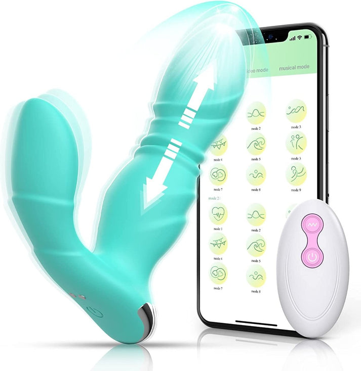 Thrusting & Vibrating Wearable Super Quiet Butt Plug - additional product image