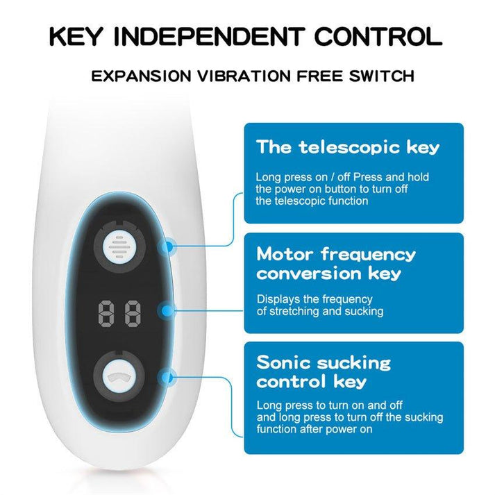 Vibrating Stick Masturbation Device Fully Automatic Heating — view 4