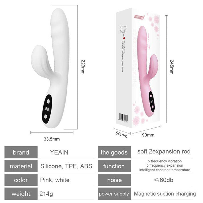 Vibrating Stick Masturbation Device Fully Automatic Heating — view 3