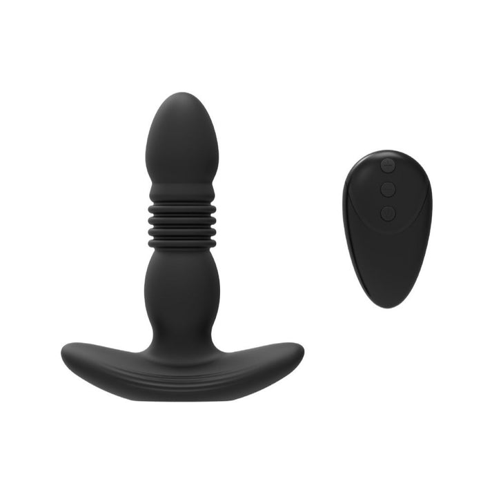 Curved vibrating prostate massager with wireless remote control